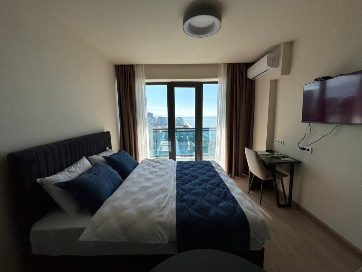 Студия С Потрясающим Видом На Море В Orbi Beach Tower Batoumi Extérieur photo