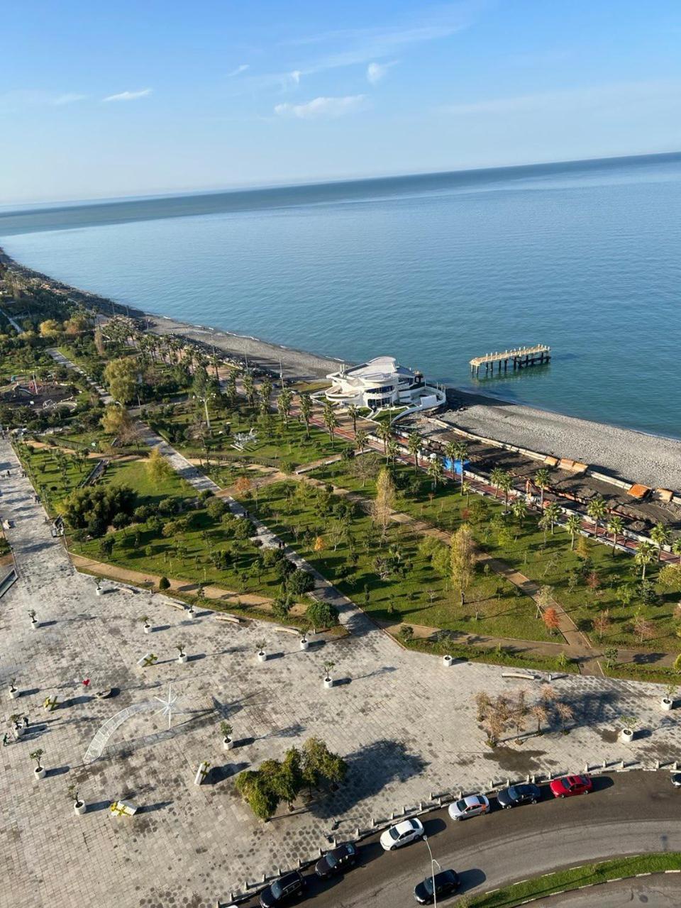 Студия С Потрясающим Видом На Море В Orbi Beach Tower Batoumi Extérieur photo
